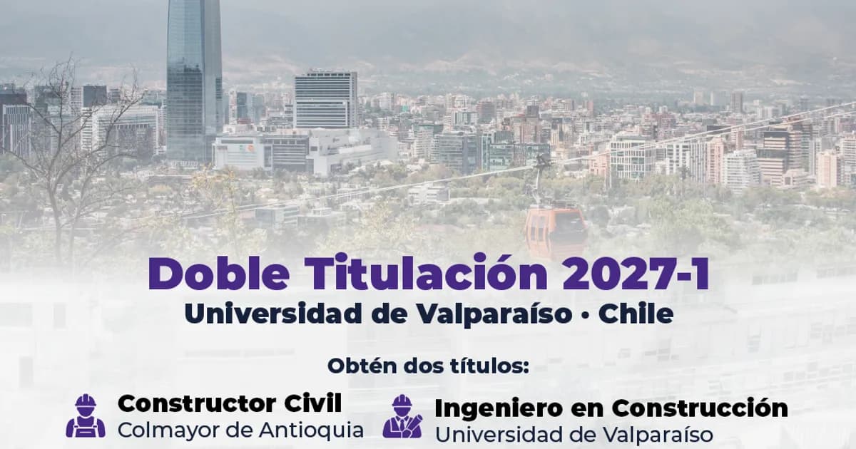 Estudiantes de Construcciones Civiles podrán acceder a doble titulación con la Universidad de Valparaíso, Chile