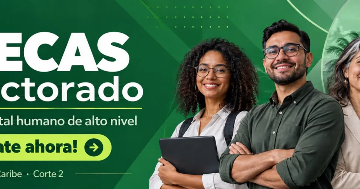 ¡8 becas de doctorado para impulsar el talento de la región Caribe!
