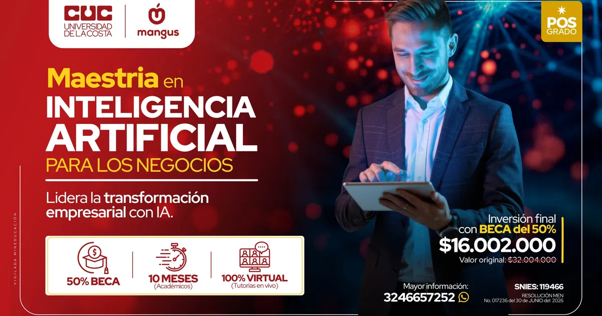La inteligencia artificial está transformando los negocios, prepárate para liderar ese cambio