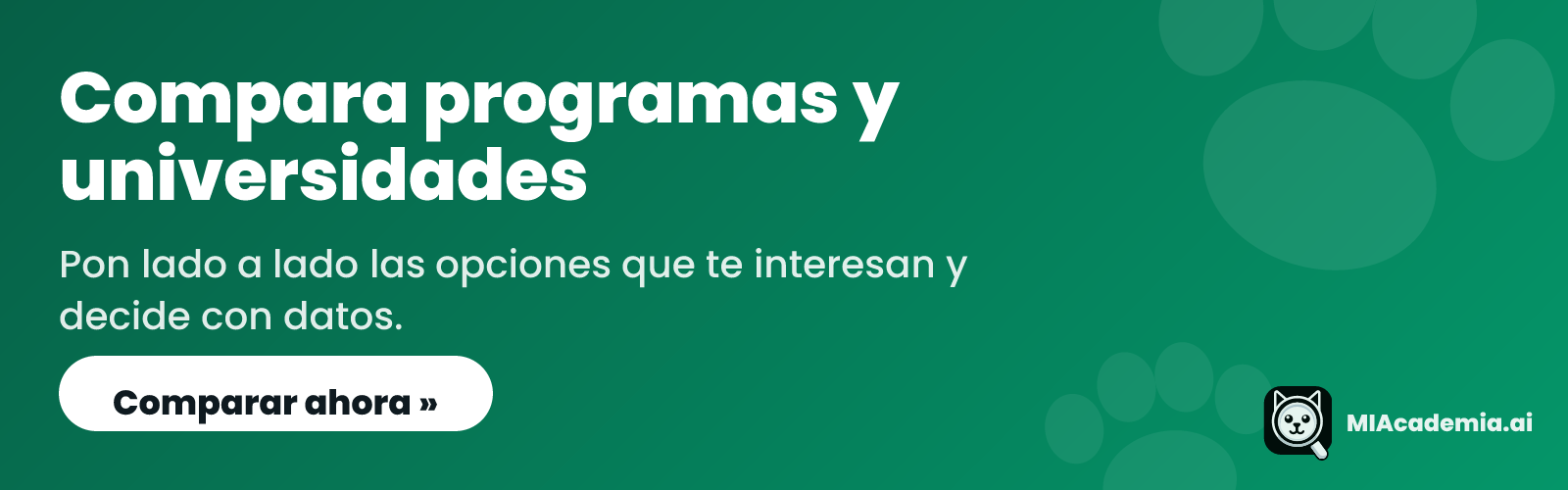Compara programas y universidades
